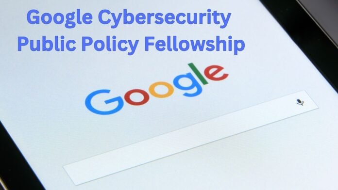 google cybersecurity public policy fellowship